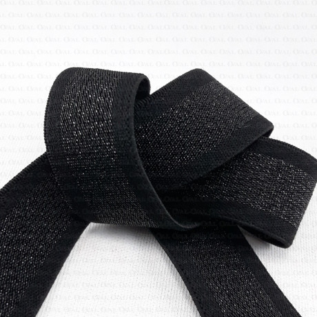 Decorative elastic with lurex 25mm, 38mm 2516