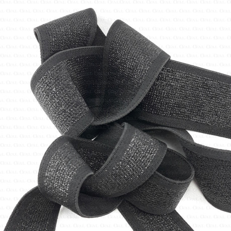 Decorative elastic with lurex 25mm, 38mm 2516