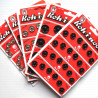 Koh-i-noor snap fasteners Silver Various sizes