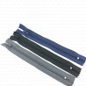 Zip *3 black, grey, navy, red 18cm / 1 or 100 pcs 2052