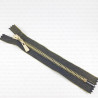 Decorative metal zips 16cm 1372