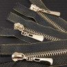 Decorative metal zips 16cm 1372