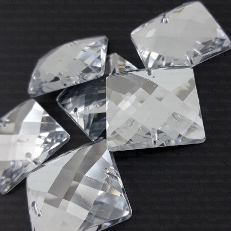 Kamienie akrylowe 24x24mm ,1 lub 20szt 2519