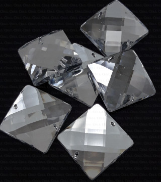 Kamienie akrylowe 24x24mm ,1 lub 20szt 2519