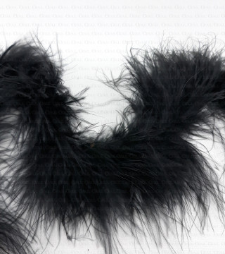 Boa marabou BLACK 1.8m 2521
