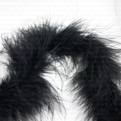 Boa marabou BLACK 1.8m 2521