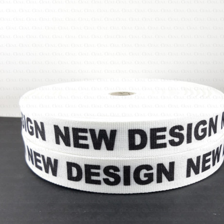 Decorative tape with inscriptions 20mm 2213