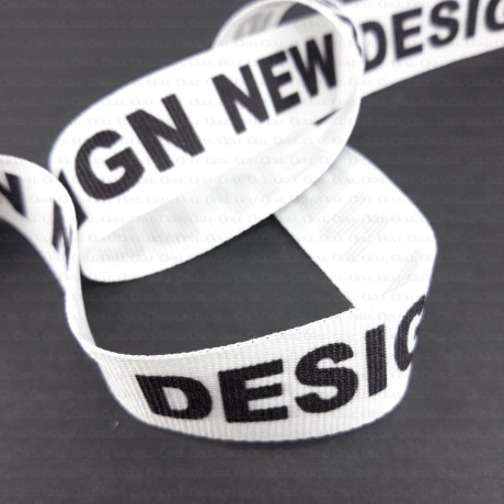 Decorative tape with inscriptions 20mm 2213