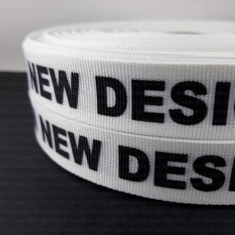 Decorative tape with inscriptions 20mm 2213