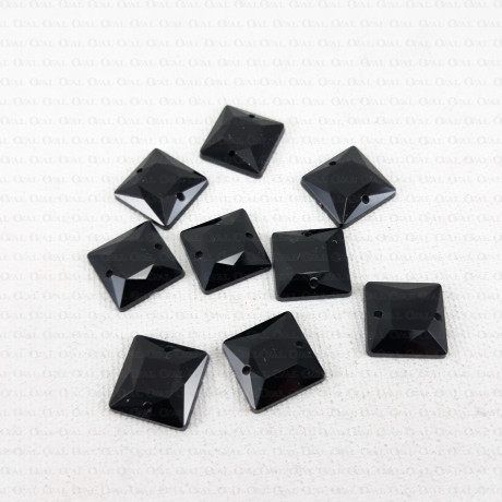 Kamienie akrylowe 12x12mm ,10 lub 100szt  2522