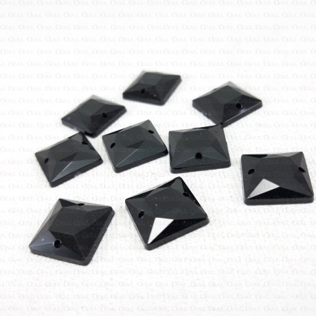 Kamienie akrylowe 12x12mm ,10 lub 100szt  2522