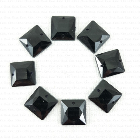 Acrylic stones 12x12mm, 10 or 100 pcs 2522