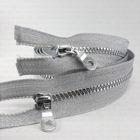 silver zips,