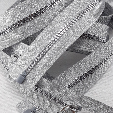silver zips,