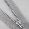 Decorative zips 60cm silver 1362