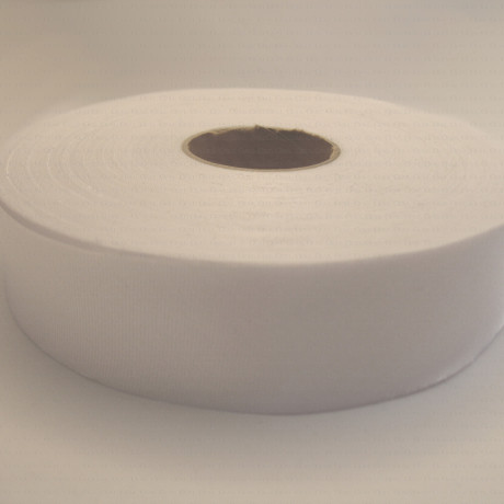 Lamówka atłasowa niezaprasowana biała 5 m.b. 20mm Różne rozmiary