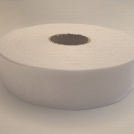 Lamówka atłasowa niezaprasowana biała 5 m.b. 20mm Różne rozmiary