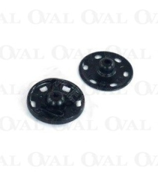 Koh-i-noor Black Snap Fasteners No.8 – 20.9/20.9mm (4 pcs)