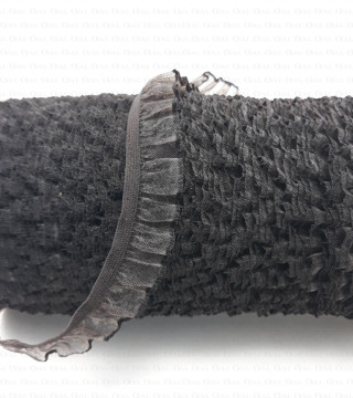 Elastic lace 17mm dark brown 1 or 100m 283