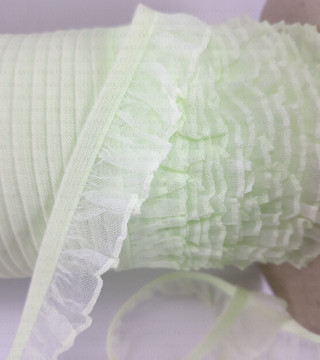 Gum lace 17mm light green 1m 277