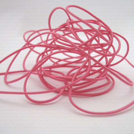 Round pink elastic 1mm /1m no. 520