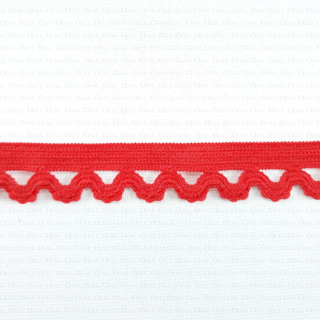 Rubber lace 15mm/1 or 25m red 320