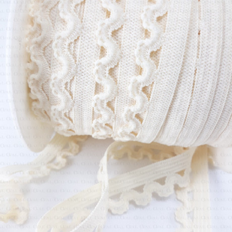 Elastic lace 15mm ecru 1 or 25m 319