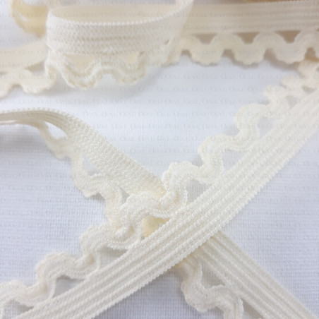 Elastic lace 15mm ecru 1 or 25m 319