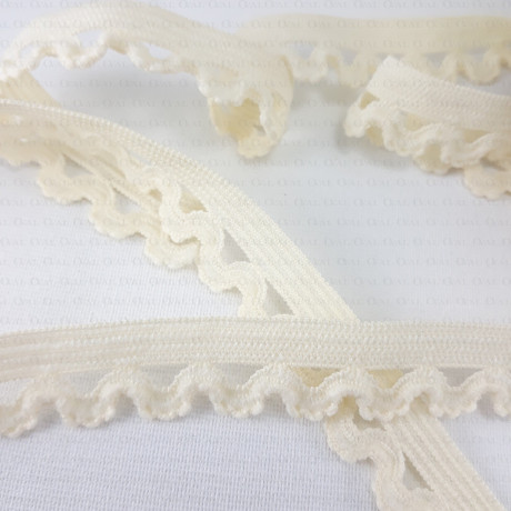Elastic lace 15mm ecru 1 or 25m 319