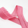 Elastic lace 20mm pink 1m 318