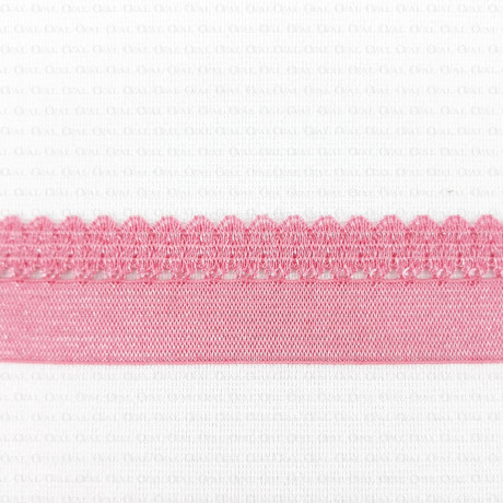 Elastic lace 20mm pink 1m 318