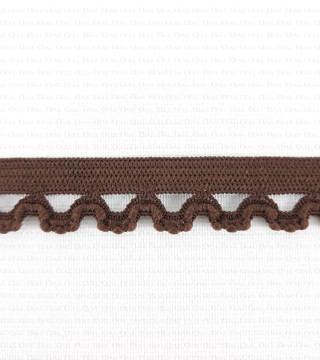 Gum lace 15mm Brown 1 or 25m 317
