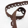 Gum lace 15mm Brown 1 or 25m 317