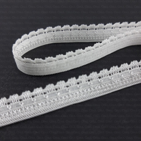 Elastic lace 8mm Cream 1m 316