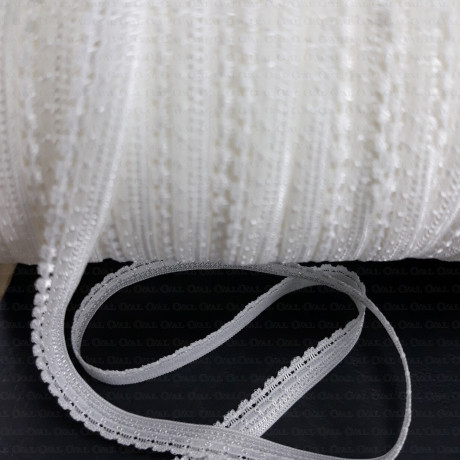 Elastic lace 8mm Cream 1m 316