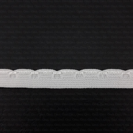Elastic lace 1 or 50 m / 9 mm White 1 m 312