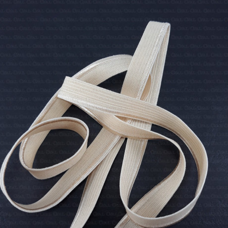 Elastic lace 10mm Beige 1m. 302