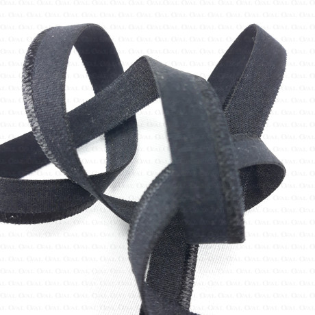 Elastic lace 10mm Black 1m 300