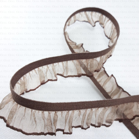 Gum lace 17mm Brown 1m 290