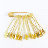 Gold safety pins 12 pcs. Assorted sizes 11
