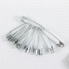 Silver safety pins 12 pcs. Assorted sizes 12