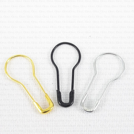 Round safety pins, pack of 1000 pcs 2549