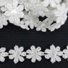 Guipure lace white, black 13mm 1 or 9m no. 2161